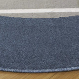 Safavieh Pyramid 6'-7" x 6'-7" Rug in Grey / Ivory Navy