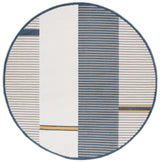 Safavieh Pyramid Pyr234A Grey/Ivory Navy Rug.