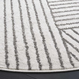 Safavieh Pyramid 6'-7" x 6'-7" Rug in Ivory / Grey