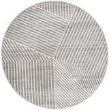 Safavieh Pyramid 6'-7" x 6'-7" Rug in Grey / Ivory