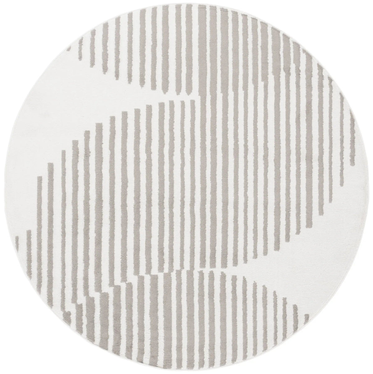 Safavieh Pyramid 6'-7" x 6'-7" Rug in Ivory / Grey