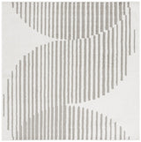 Safavieh Pyramid 6'-7" x 6'-7" Rug in Ivory / Grey