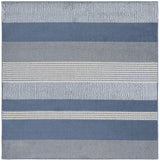 Safavieh Pyramid 6'-7" x 6'-7" Rug in Navy / Ivory
