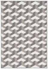 Safavieh Pyramid 4'-5" x 6'-5" Rug in Grey / Ivory