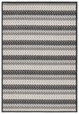 Safavieh Pyramid 4'-5" x 6'-5" Rug in Grey / Ivory Black