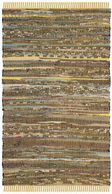 Safavieh Rag Rug 2'-0" x 3'-0" Rug in Yellow / Multi
