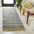 Safavieh Rag Rug 2'-3" x 10'-0" Rug in Yellow / Multi
