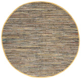 Safavieh Rag Rug 6'-0" x 6'-0" Rug in Yellow / Multi