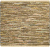 Safavieh Rag Rug 6'-0" x 6'-0" Rug in Yellow / Multi