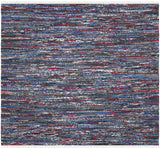 Safavieh Rag Rug 6'-0" x 6'-0" Rug in Blue / Multi