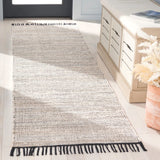 Safavieh Rag Rug 2'-3" x 8'-0" Rug in Ivory / Black