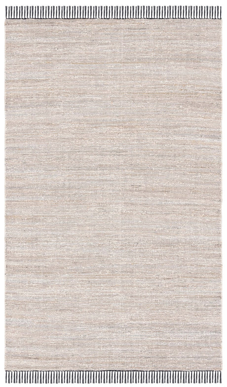 Safavieh Rag Rug Rar301A Ivory/Black Rug.