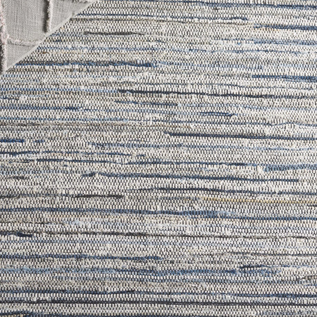 Safavieh Rag Rug Rar301L Light Blue/Black Rug.