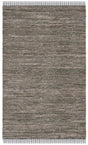 Safavieh Rag Rug 4'-0" x 6'-0" Rug in Dark Green / Black