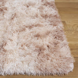 Safavieh Rainbow Shag 4'-0" x 6'-0" Rug in Beige