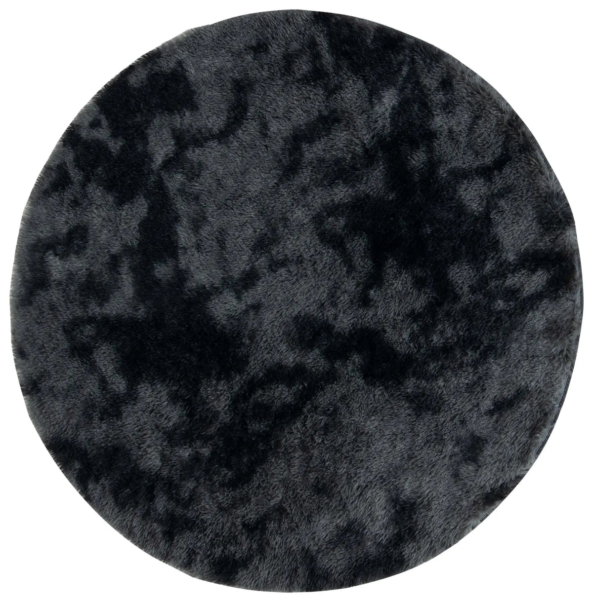 Safavieh Rainbow Shag 4'-0" x 4'-0" Rug in Dark Grey
