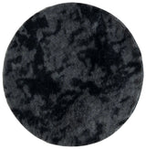 Safavieh Rainbow Shag 4'-0" x 4'-0" Rug in Dark Grey