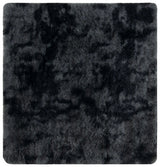 Safavieh Rainbow Shag 4'-0" x 4'-0" Rug in Dark Grey