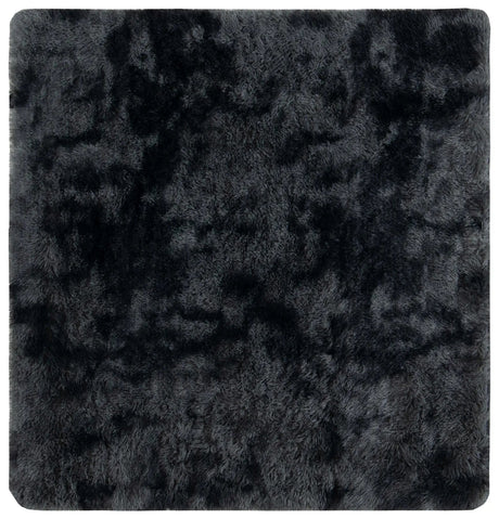 Safavieh Rainbow Shag 4'-0" x 4'-0" Rug in Dark Grey