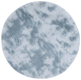 Safavieh Rainbow Shag 4'-0" x 4'-0" Rug in Light Grey