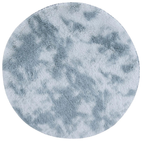 Safavieh Rainbow Shag 4'-0" x 4'-0" Rug in Light Grey