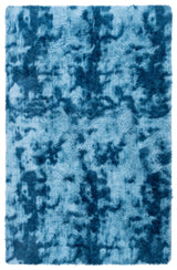 Safavieh Rainbow Shag 4'-0" x 6'-0" Rug in Blue