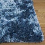 Safavieh Rainbow Shag 4'-0" x 6'-0" Rug in Blue