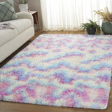 Safavieh Rainbow Shag 4'-0" x 6'-0" Rug in Rainbow