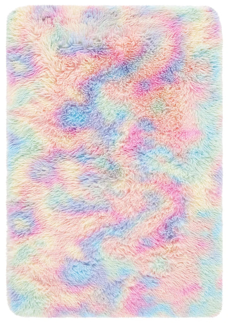 Safavieh Rainbow Shag 2'-0" x 3'-0" Rug in Rainbow