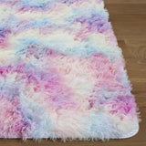 Safavieh Rainbow Shag 4'-0" x 6'-0" Rug in Rainbow