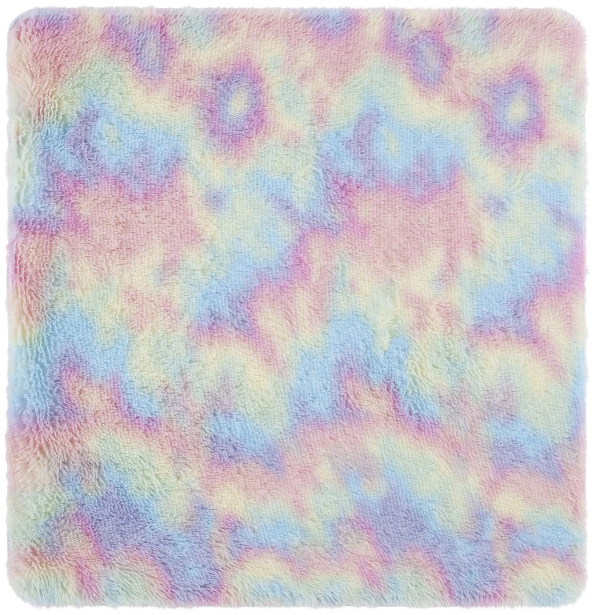 Safavieh Rainbow Shag 4'-0" x 4'-0" Rug in Rainbow