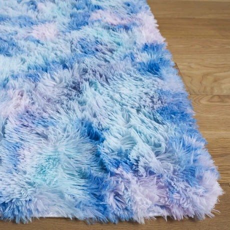 Safavieh Rainbow Shag 4'-0" x 6'-0" Rug in Rainbow / Multi