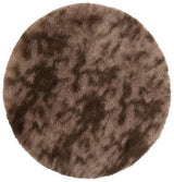 Safavieh Rainbow Shag 4'-0" x 4'-0" Rug in Brown
