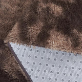 Safavieh Rainbow Shag 4'-0" x 6'-0" Rug in Brown
