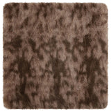 Safavieh Rainbow Shag 4'-0" x 4'-0" Rug in Brown