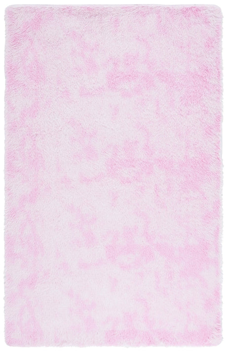 Safavieh Rainbow Shag Rbo100U Pink Rug.