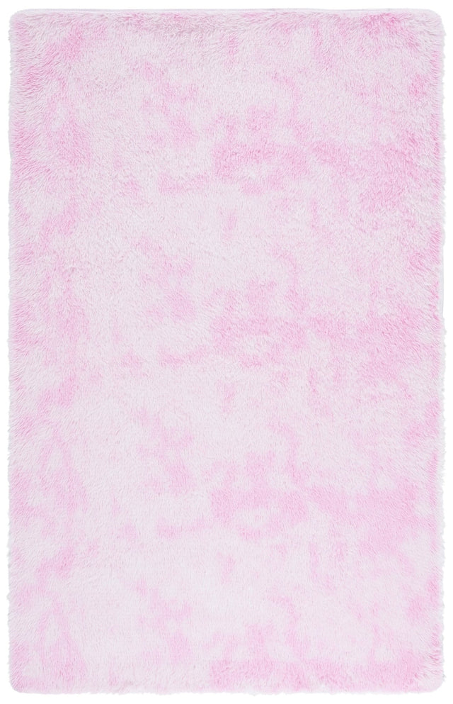 Safavieh Rainbow Shag Rbo100U Pink Rug.