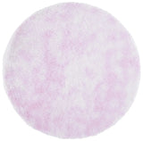 Safavieh Rainbow Shag 4'-0" x 4'-0" Rug in Pink