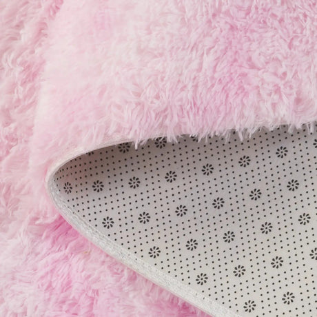 Safavieh Rainbow Shag 4'-0" x 6'-0" Rug in Pink