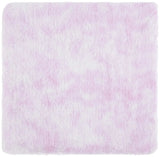 Safavieh Rainbow Shag 4'-0" x 4'-0" Rug in Pink