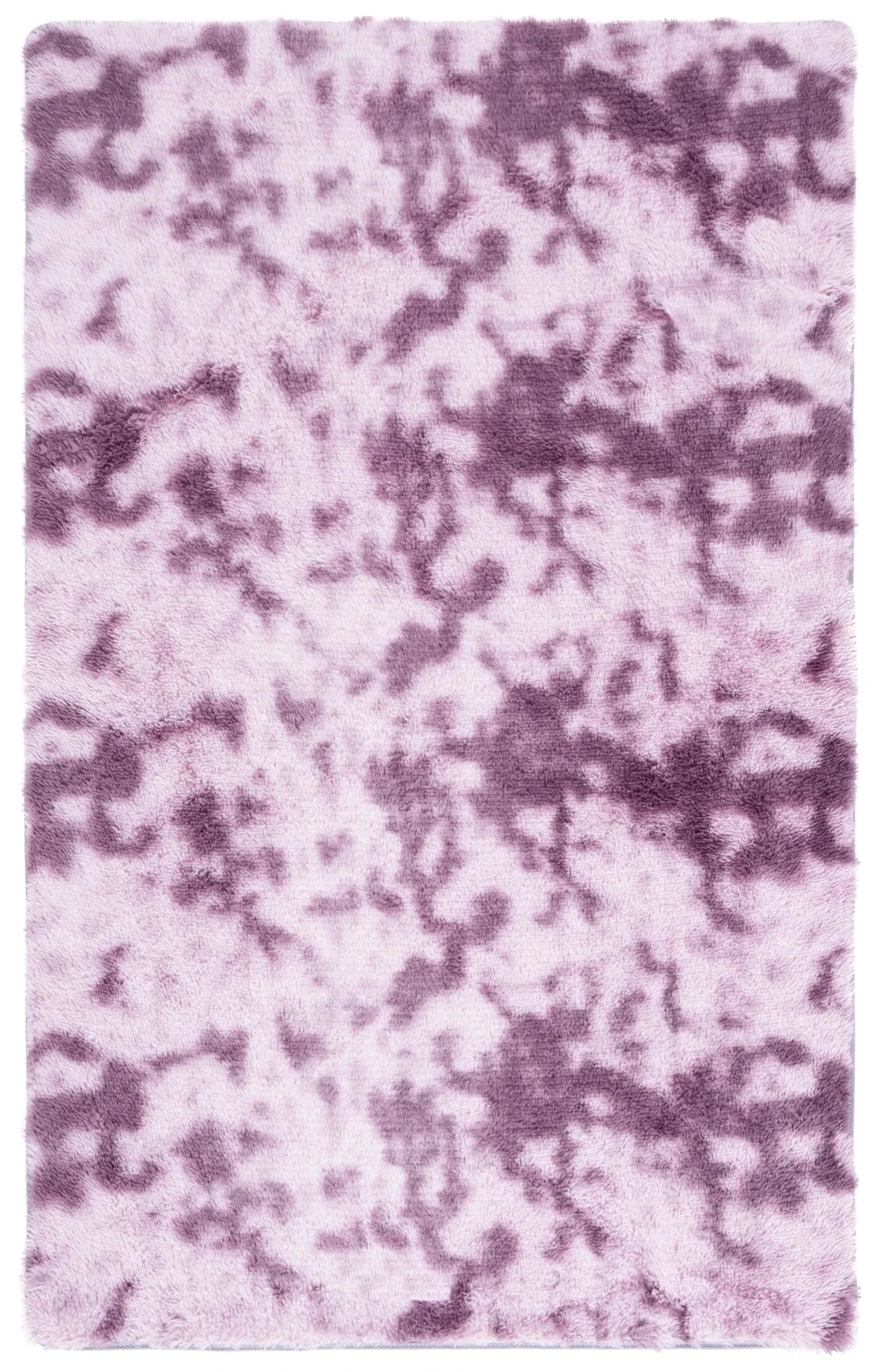 Safavieh Rainbow Shag 4'-0" x 6'-0" Rug in Purple