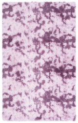 Safavieh Rainbow Shag 4'-0" x 6'-0" Rug in Purple