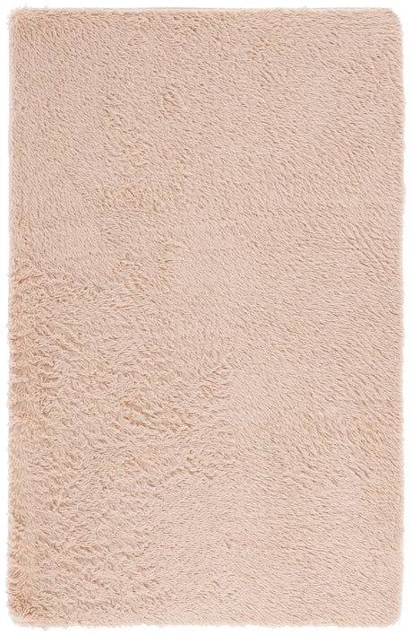 Safavieh Rainbow Shag 4'-0" x 6'-0" Rug in Beige