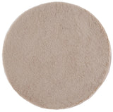 Safavieh Rainbow Shag 4'-0" x 4'-0" Rug in Beige