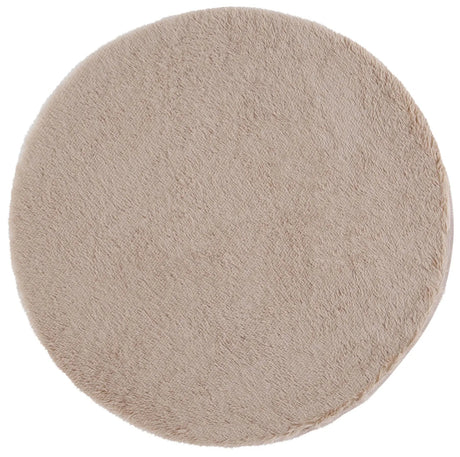 Safavieh Rainbow Shag 4'-0" x 4'-0" Rug in Beige