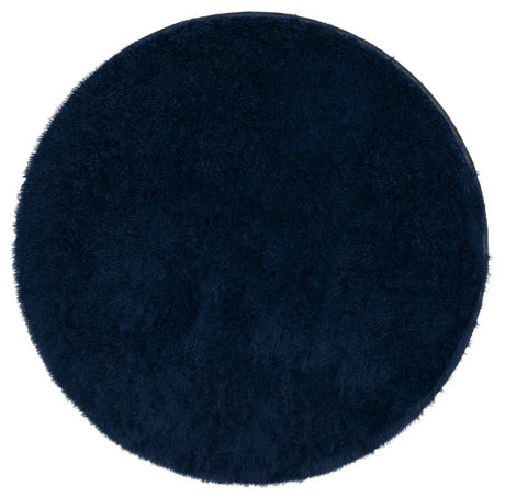 Safavieh Rainbow Shag 4'-0" x 4'-0" Rug in Navy
