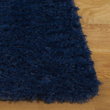 Safavieh Rainbow Shag 4'-0" x 6'-0" Rug in Navy