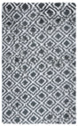 Safavieh Rainbow Shag Rbo102H Charcoal/White Rug.
