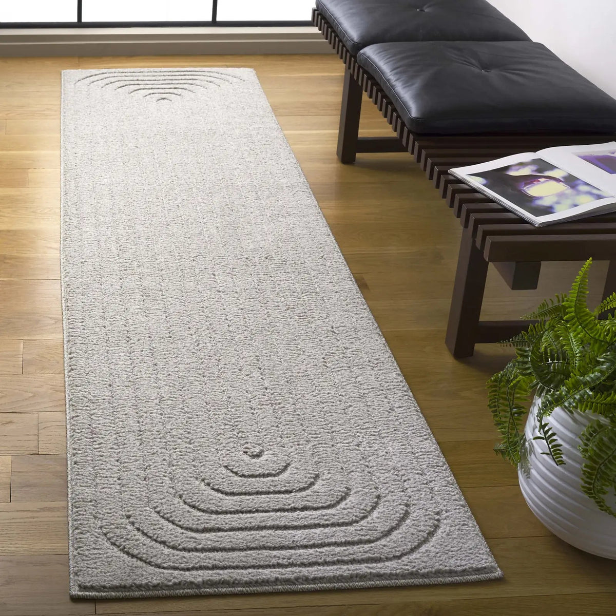 Safavieh Ramona 2'-2" x 8'-0" Rug in Light Grey