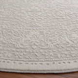 Safavieh Reflection 6'-7" x 6'-7" Rug in White / Ivory